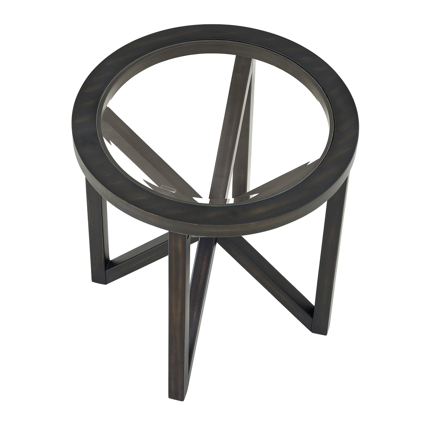 Modern simple glass coffee table, tempered glass coffee table solid