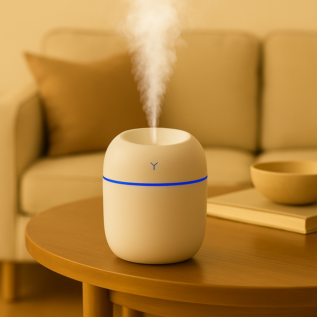 Portable Ultrasonic Humidifier USB Aroma Essential Oil Diffuser LED