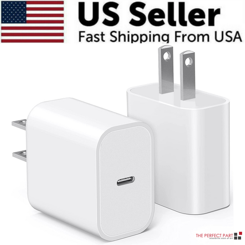 2024 20W USB-C Fast Charger PD Adapter Cable For iPhone 14/13/12/11 XR