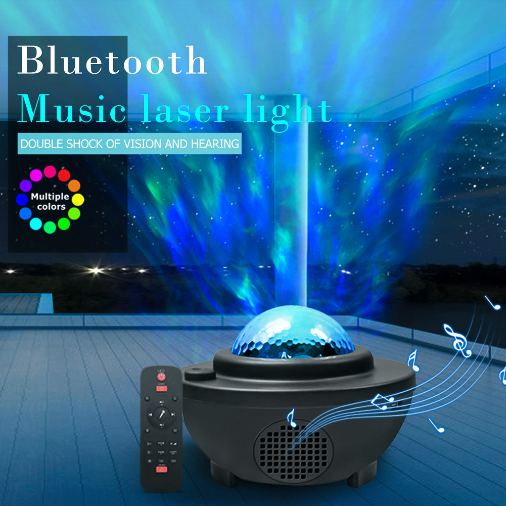 Starry Galaxy Projector with Bluetooth Speaker & Remote Control