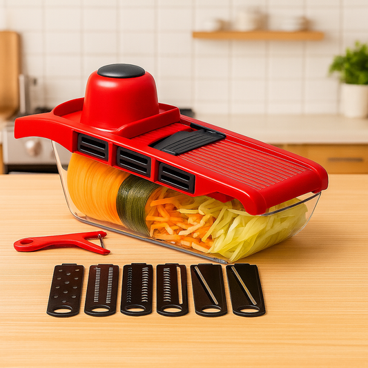 Stainless Steel 6 Blades Vegetable Slicer